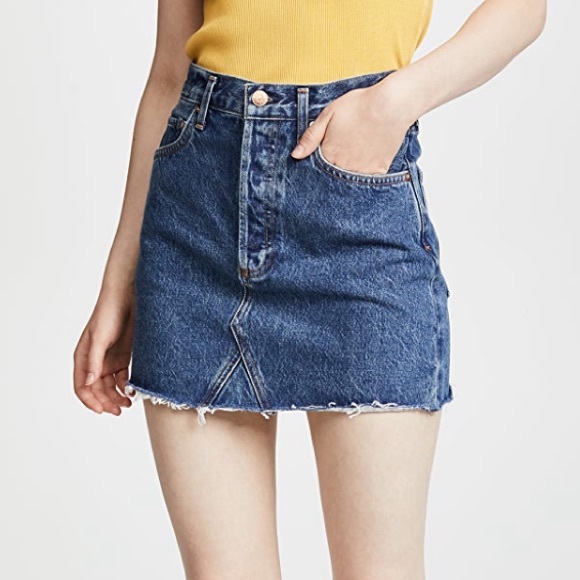 Agolde Dresses & Skirts - Agolde | Quinn Denim Mini Skirt
